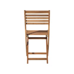 Zestaw mebli balkonowych Składane FIJI Drewno Jasnobrązowy