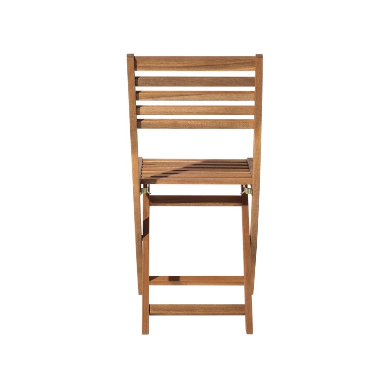 Zestaw mebli balkonowych Składane FIJI Drewno Jasnobrązowy