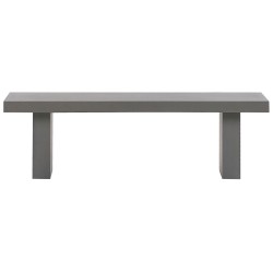 Zestaw ogrodowy z ławkami dla 4 osób TARANTO Beton Szary