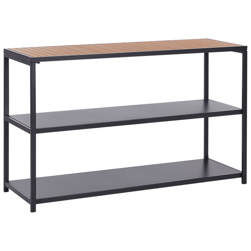 Wyspa kuchenna ogrodowa AVETRANA Metal Czarny