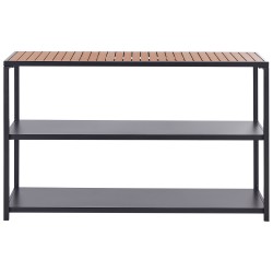 Wyspa kuchenna ogrodowa AVETRANA Metal Czarny