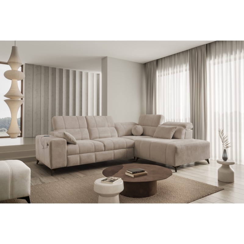 Кутовий диван Ballagio VII з функцією сну - розкішний і функціональний