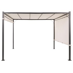 Pawilon ogrodowy LED PARGA Metal 310 cm 310 cm Beżowy