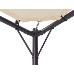 Pawilon ogrodowy AVENTINE Metal 300 cm 300 cm Beżowy
