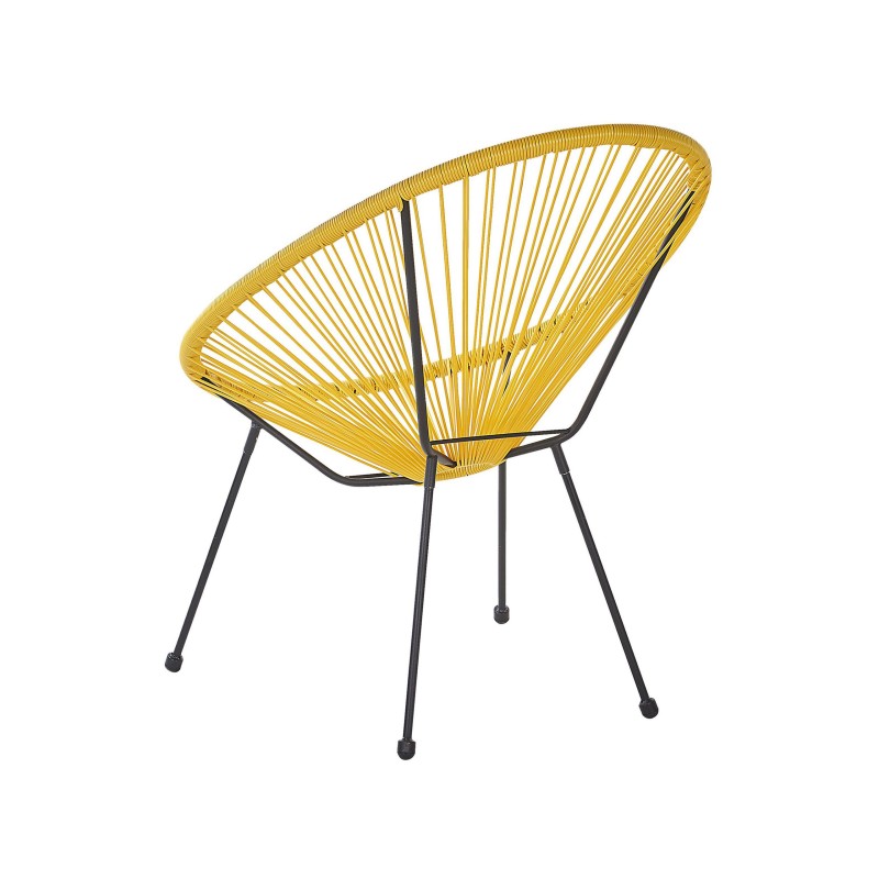 Zestaw mebli balkonowych ACAPULCO II Technorattan Żółty