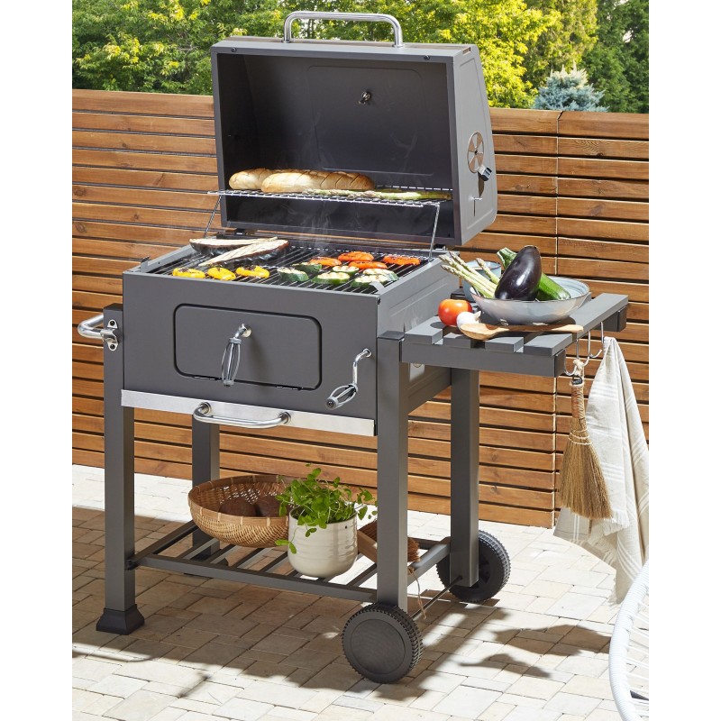 Grill węglowy PAVLOF Metal Czarny