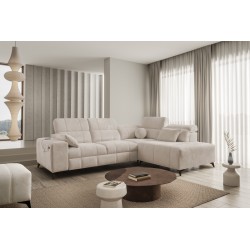 Ecksofa Ballagio VII mit Schlaffunktion - luxuriös und funktional