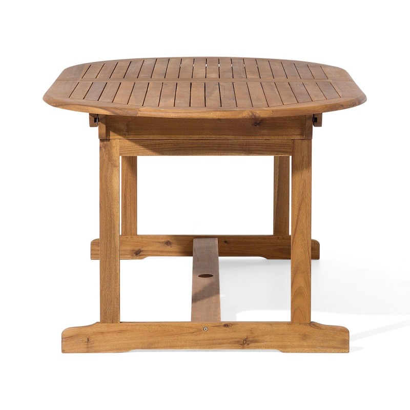 Zestaw ogrodowy dla 8 osób MAUI z poduszkami Drewno akacjowe Szary