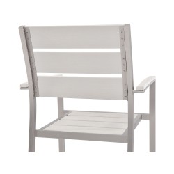 Zestaw ogrodowy dla 6 osób VERNIO Biały