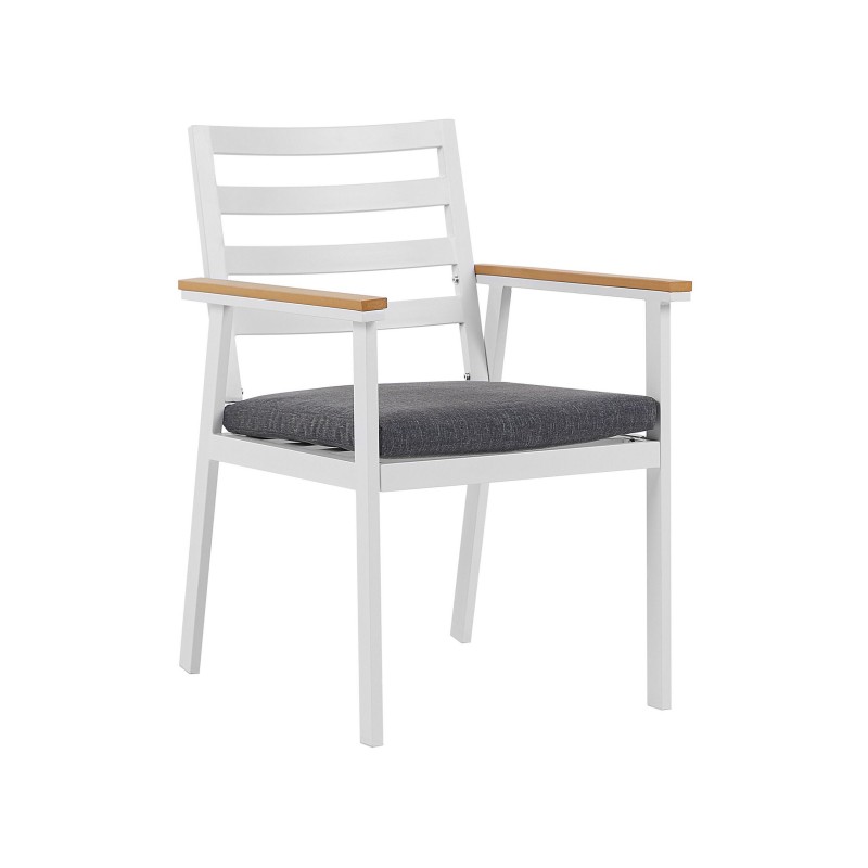 Zestaw ogrodowy dla 4 osób CAVOLI z poduszkami Metal Szary