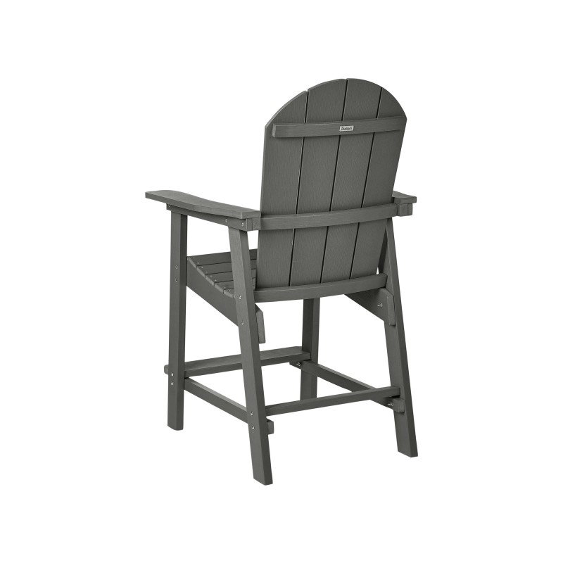 Zestaw mebli balkonowych ADIRONDACK Ciemnoszary