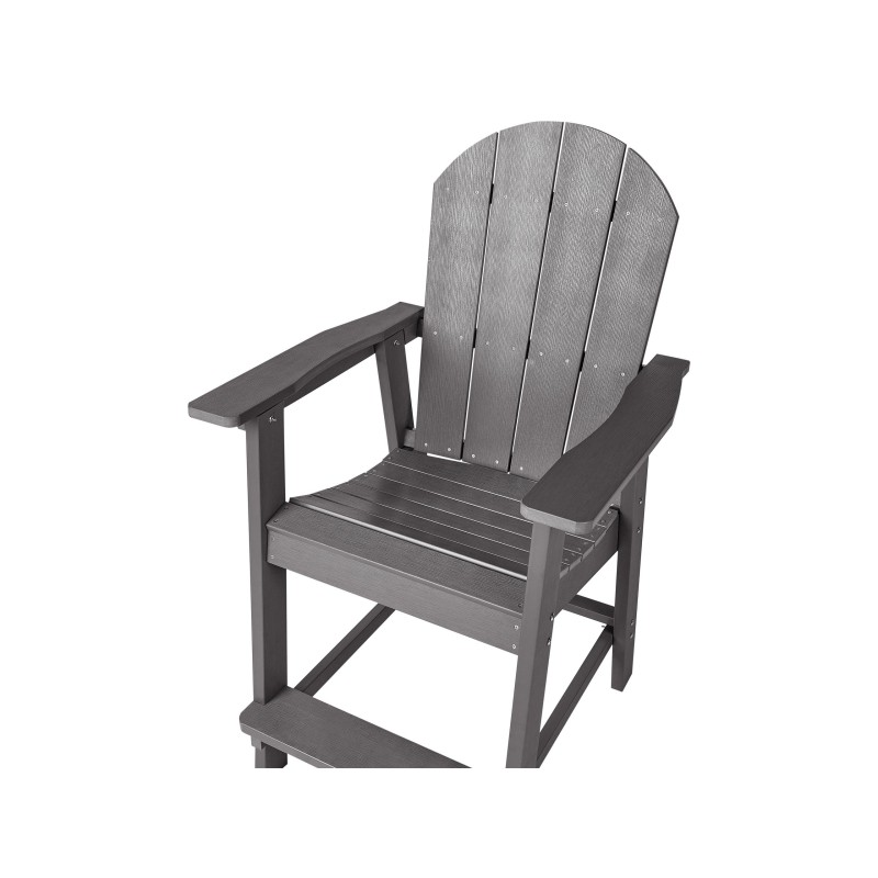 Zestaw mebli balkonowych ADIRONDACK Ciemnoszary