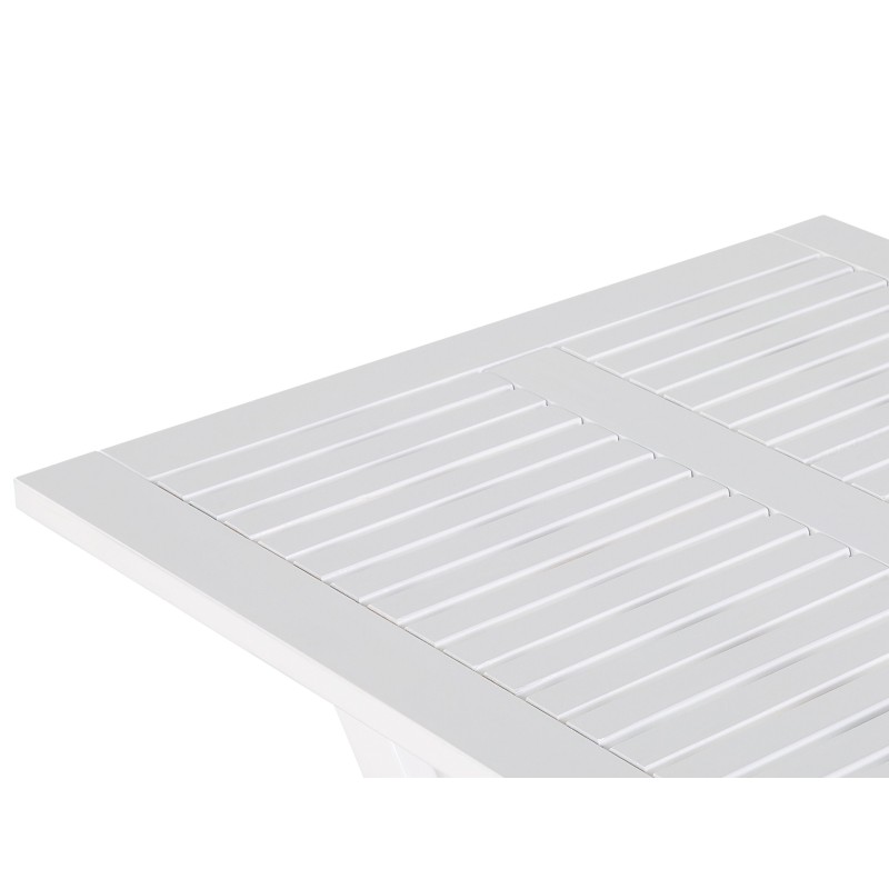 Zestaw mebli balkonowych Składane FIJI Drewno Biały