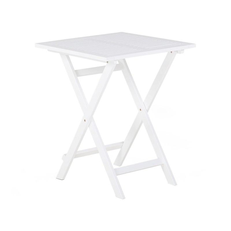 Zestaw mebli balkonowych Składane FIJI Drewno Biały