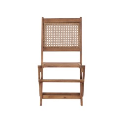 Zestaw ogrodowy dla 6 osób PARAGGI Certyfikowane drewno akacjowe Naturalny