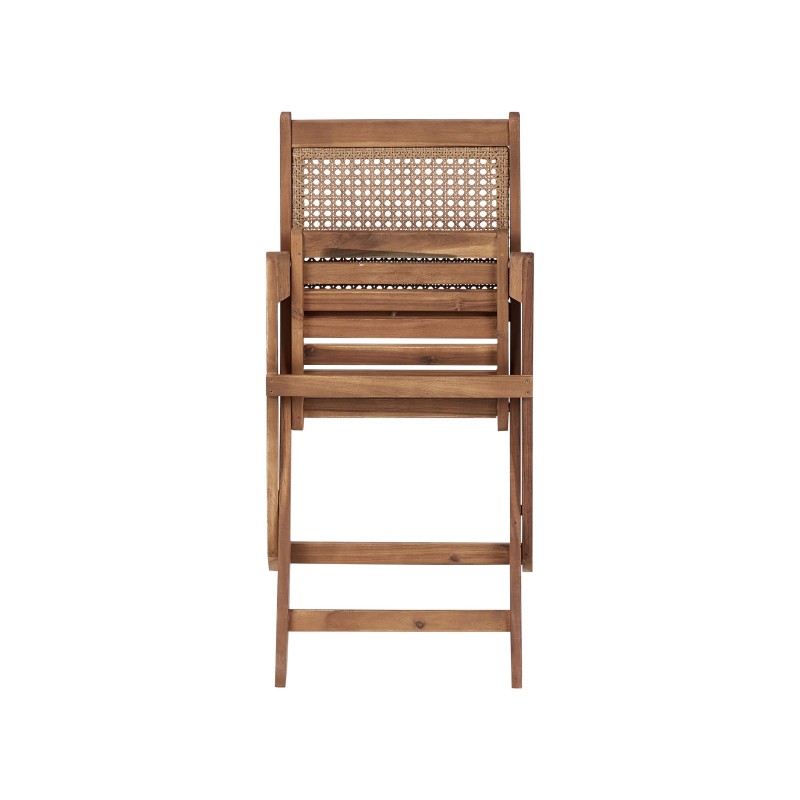 Zestaw ogrodowy dla 6 osób PARAGGI Certyfikowane drewno akacjowe Naturalny