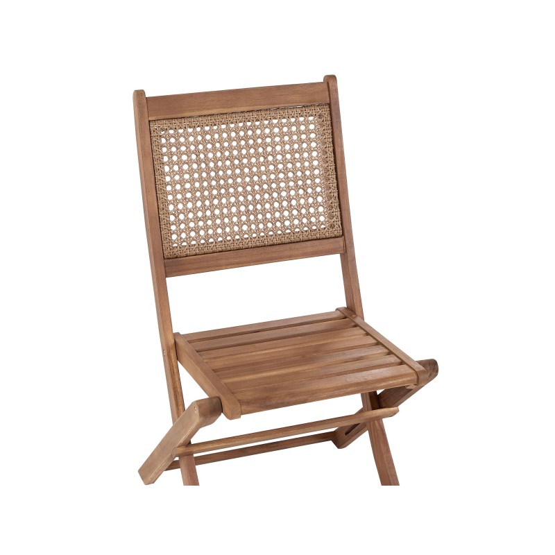 Zestaw ogrodowy dla 6 osób PARAGGI Certyfikowane drewno akacjowe Naturalny