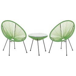 Zestaw mebli balkonowych ACAPULCO II Technorattan Zielony