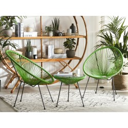 Zestaw mebli balkonowych ACAPULCO II Technorattan Zielony