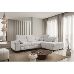 Ecksofa Ballagio VII mit Schlaffunktion - luxuriös und funktional