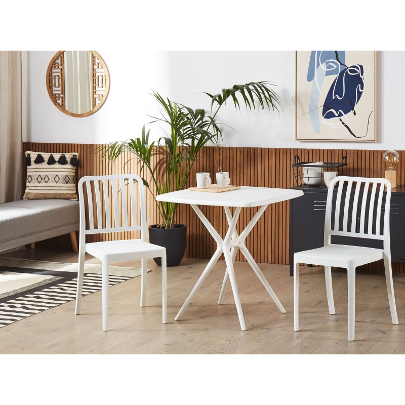 Zestaw mebli balkonowych SERSALE Biały