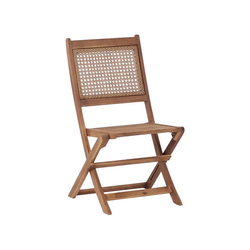 Zestaw ogrodowy dla 4 osób PARAGGI Certyfikowane drewno akacjowe Ciemnobrązowy