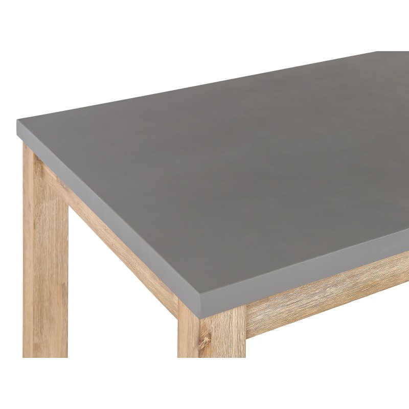 Zestaw ogrodowy z ławkami i stołkami dla 8 osób OSTUNI Beton Szary