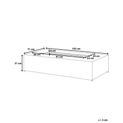 Palenisko ogrodowe jasnoszare PAVO II