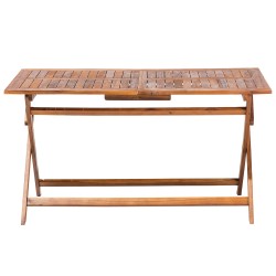 Zestaw ogrodowy dla 6 osób CENTO z poduszkami Drewno akacjowe Brązowy