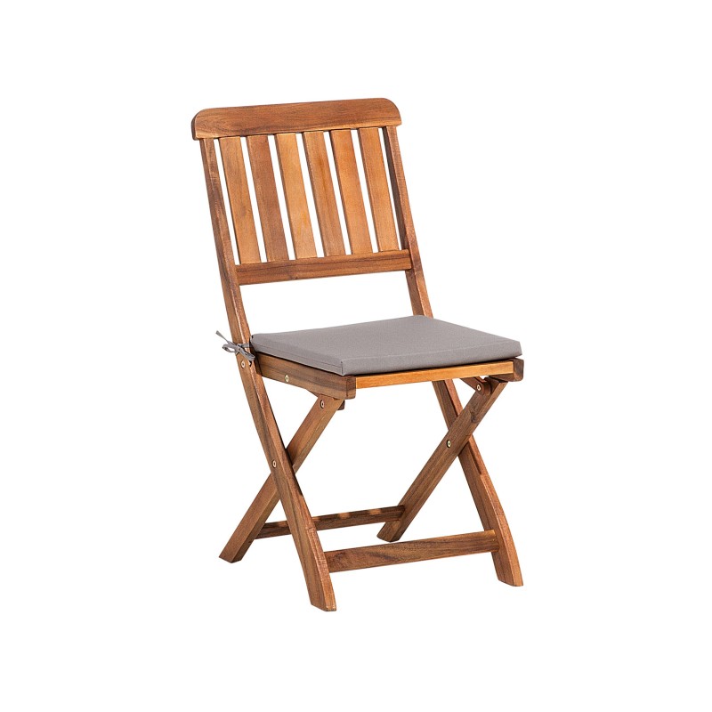 Zestaw ogrodowy dla 6 osób CENTO z poduszkami Drewno akacjowe Brązowy