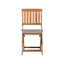 Zestaw ogrodowy dla 6 osób CENTO z poduszkami Drewno akacjowe Brązowy