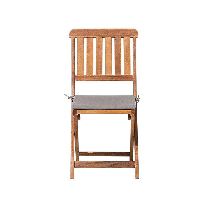 Zestaw ogrodowy dla 6 osób CENTO z poduszkami Drewno akacjowe Brązowy