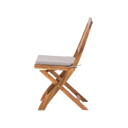 Zestaw ogrodowy dla 6 osób CENTO z poduszkami Drewno akacjowe Brązowy