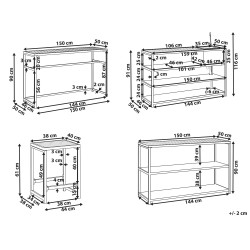 Kuchnia ogrodowa ze zlewem AVETRANA Metal Czarny