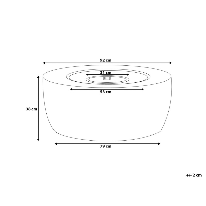 Palenisko ogrodowe szare INDUS