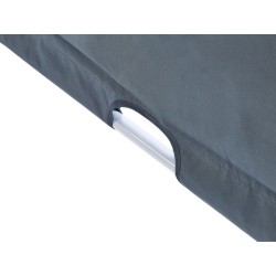 Pawilon ogrodowy LED PARGA Metal 310 cm 310 cm Szary