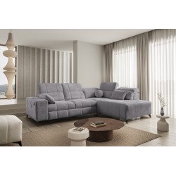 Ecksofa Ballagio VII mit Schlaffunktion - luxuriös und funktional