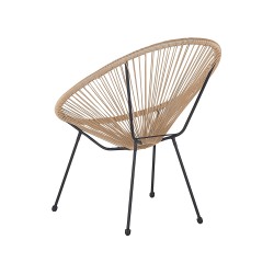 Zestaw mebli balkonowych ACAPULCO II Technorattan Naturalny