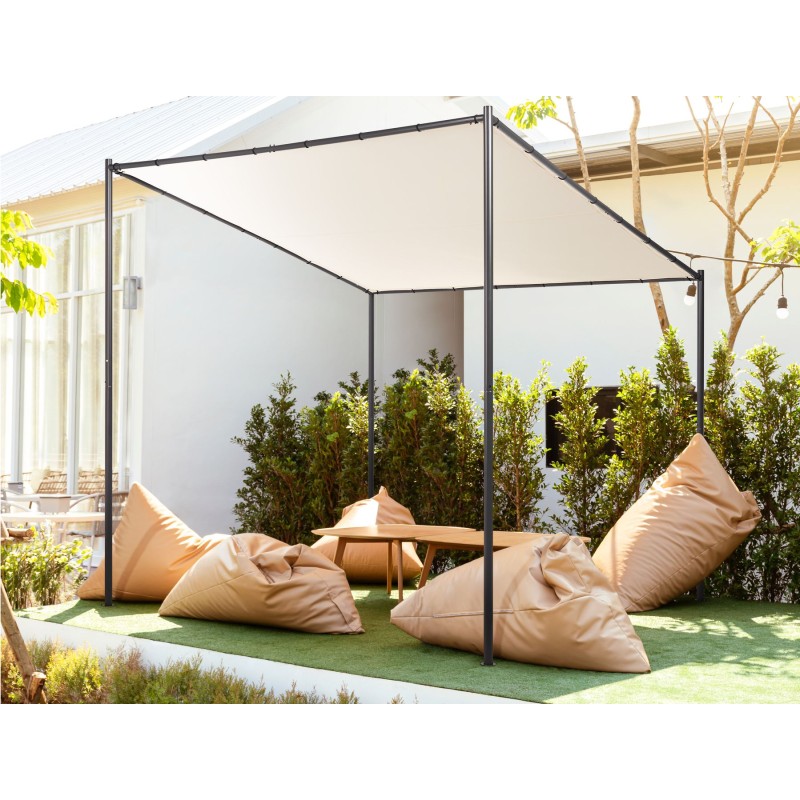 Pawilon ogrodowy VIMINO Metal 282 cm 294 cm Beżowy