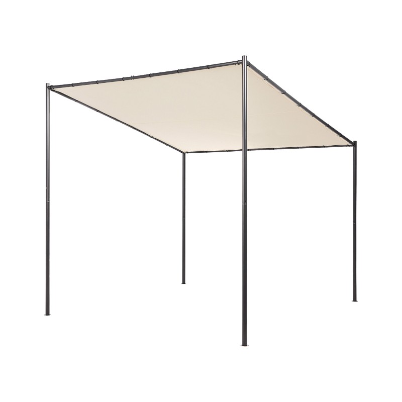 Pawilon ogrodowy VIMINO Metal 282 cm 294 cm Beżowy