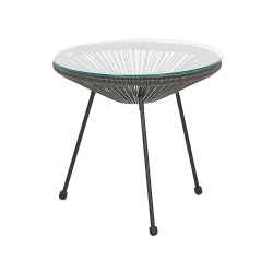 Zestaw mebli balkonowych ACAPULCO II Technorattan Ciemnoszary