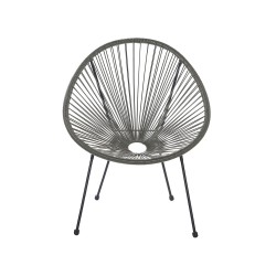 Zestaw mebli balkonowych ACAPULCO II Technorattan Ciemnoszary