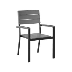 Zestaw ogrodowy dla 6 osób COMO Szary