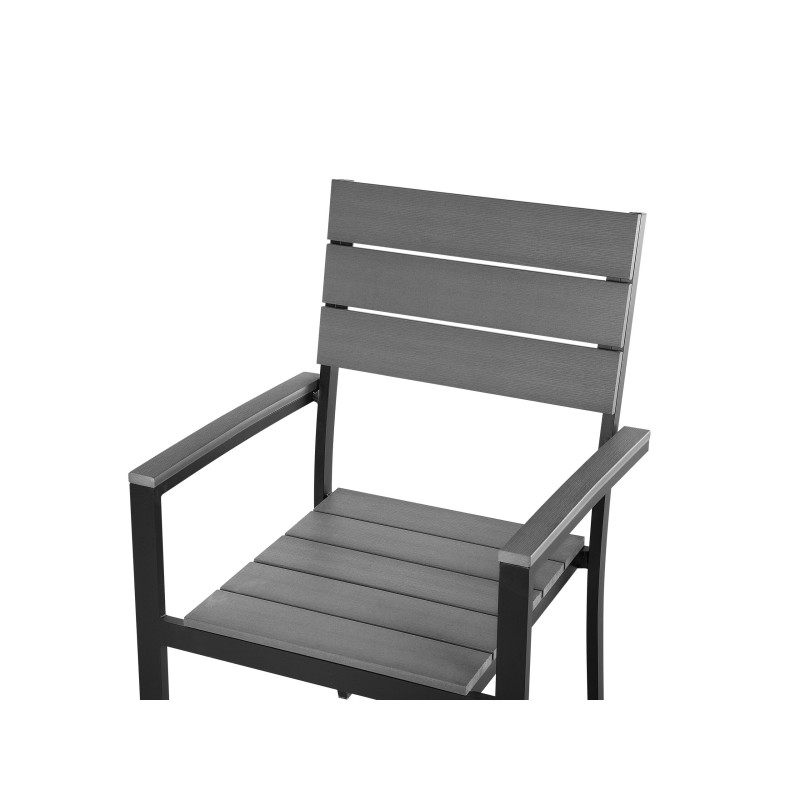 Zestaw ogrodowy dla 6 osób COMO Szary