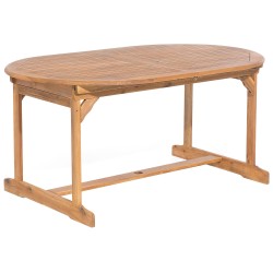 Zestaw ogrodowy dla 8 osób MAUI Drewno akacjowe Szary