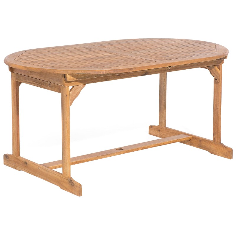 Zestaw ogrodowy dla 8 osób MAUI Drewno akacjowe Szary