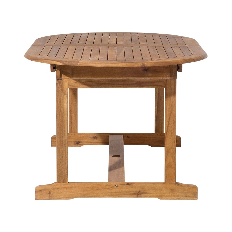 Zestaw ogrodowy dla 8 osób MAUI Drewno akacjowe Szary