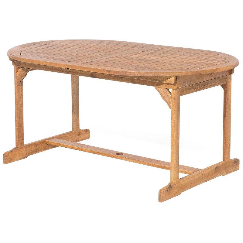 Zestaw ogrodowy dla 8 osób MAUI Drewno akacjowe Szary