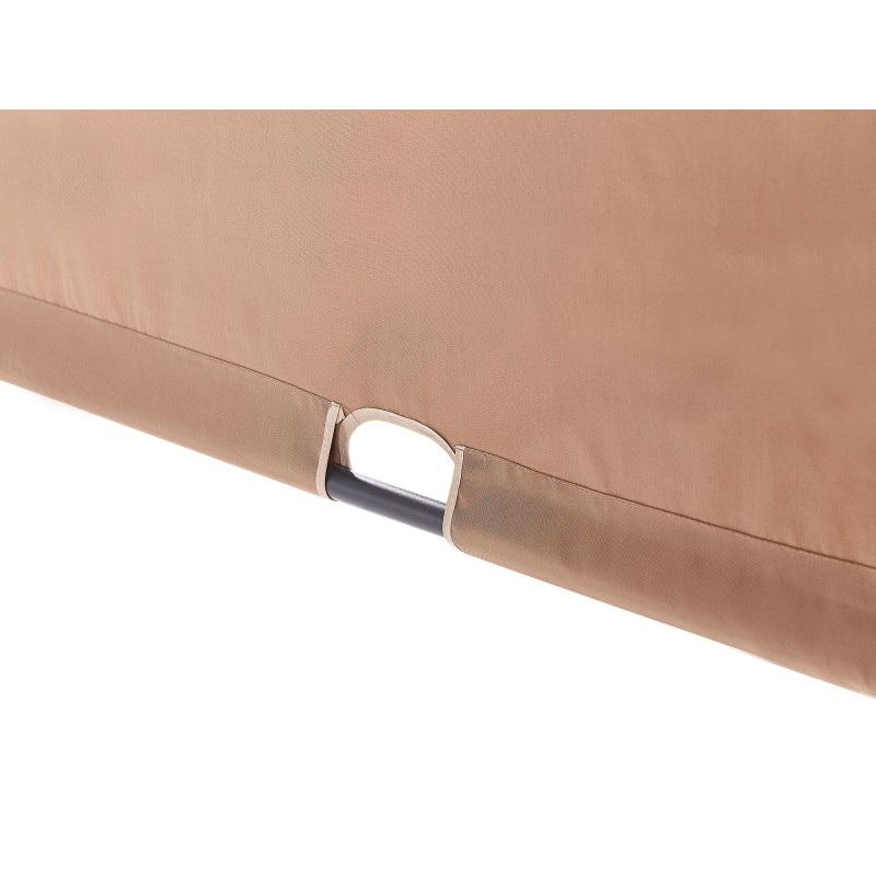 Pawilon ogrodowy LED PARGA Metal 310 cm 310 cm Brązowy