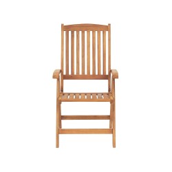 Zestaw mebli balkonowych Składane JAVA Drewno Jasnobrązowy